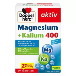 DOPPELHERZ Magnézium+kálium tabletta, 60 db