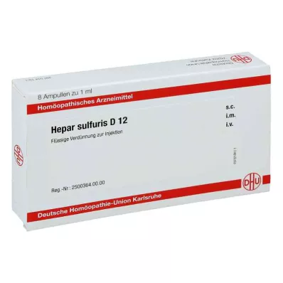 HEPAR SULFURIS D 12 ampulla, 8X1 ml