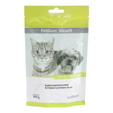 Feligum Struvit rágócsepp macskáknak/kistestű kutyáknak, 160 g