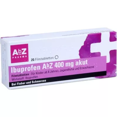 IBUPROFEN AbZ 400 mg akut filmtabletta, 20 db
