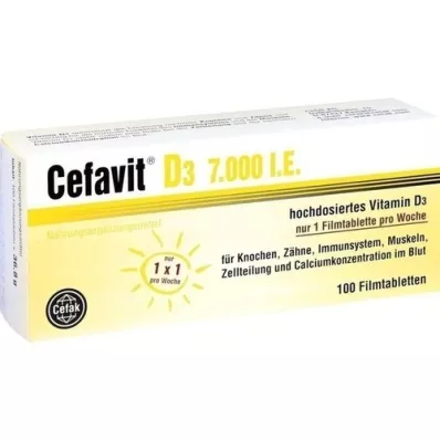 CEFAVIT D3 7000 NE filmtabletta, 100 db