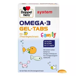 DOPPELHERZ Omega-3 gél tabletta családi rendszer, 60 db