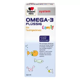 DOPPELHERZ Omega-3 folyékony családi rendszer, 250 ml