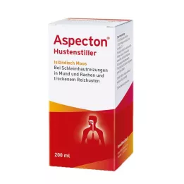 Aspecton köhögéscsillapító izlandi mohalé, 200 ml
