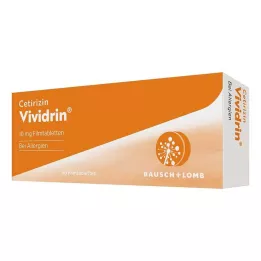 Cetirizine Vividrin® - gyorsan ható allergia tabletta, 50 db