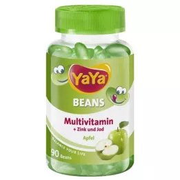 YAYA BEANS Alma cink és jód rágótabletta, 90 db