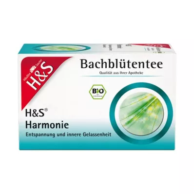 H&amp;S Organikus Bach-virág harmónia szűrőzacskó, 20X1.5 g