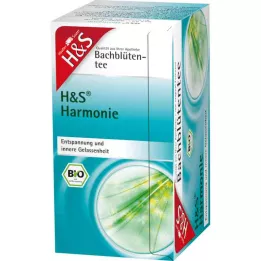 H&amp;S Organikus Bach-virág harmónia szűrőzacskó, 20X1.5 g
