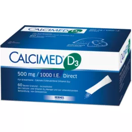 CALCIMED D3 500 mg/1000 I.E. Direct granulátum, 60 db