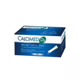 CALCIMED D3 500 mg/1000 I.E. Direct granulátum, 60 db