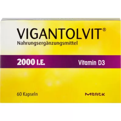 VIGANTOLVIT 2000 NE D3-vitamin lágy kapszula, 60 db