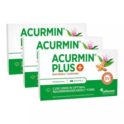 Acurmin Plus The Micellar Curcuma lágy kapszula, 180 db