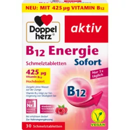 DOPPELHERZ B12 Energy instant olvadó tabletta, 30 db
