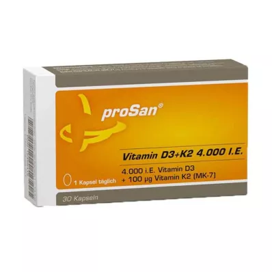 PROSAN D3+K2-vitamin 4000 NE kapszula, 30 db