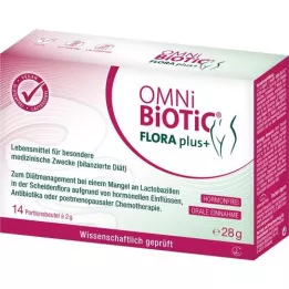 OMNI BiOTiC Flora plus+ tasakok, 14X2 g