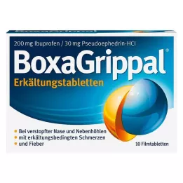 BOXAGRIPPAL Hideg tabletta 200 mg/30 mg FTA, 10 db