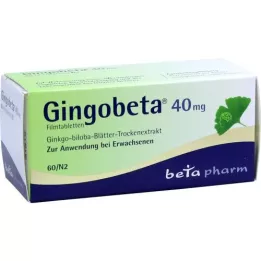 GINGOBETA 40 mg filmtabletta, 60 db