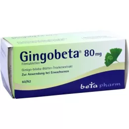 GINGOBETA 80 mg filmtabletta, 60 db