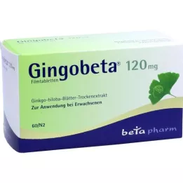 GINGOBETA 120 mg filmtabletta, 60 db
