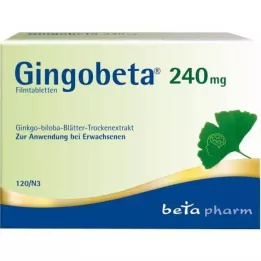 GINGOBETA 240 mg filmtabletta, 120 db
