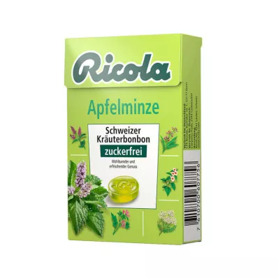 Ricola cukor nélkül doboz almás mentás cukorka, 50 g Ricola cukor nélkül doboz almás mentás cukorka, 50 g