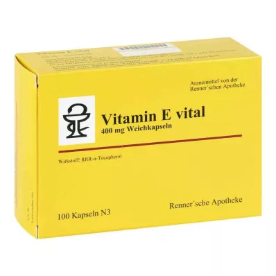 E vitamin vital 400 mg Rennersche Apotheke Softk.(100 darab)