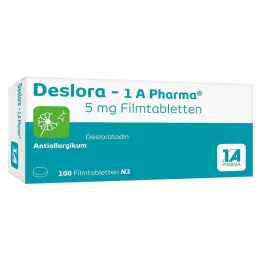 DESLORA-1A Pharma 5 mg filmtabletta, 100 db kapszula