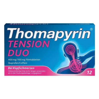 THOMAPYRIN TENSION DUO 400 mg/100 mg filmtabletta, 12 db