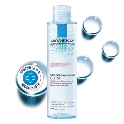 La Roche-Posay Micellar Cleansing Fluid Reactive Skin, 200 ml La Roche-Posay Micellar Cleansing Fluid Reactive Skin, 200 ml