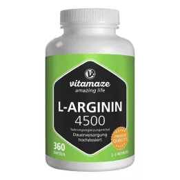 L-ARGININ HOCHDOSIERT 4500 mg kapszula, 360 db