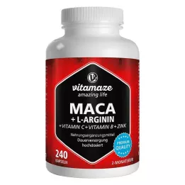 MACA 4:1 magas dózisú+L-arginin kapszula, 240 db