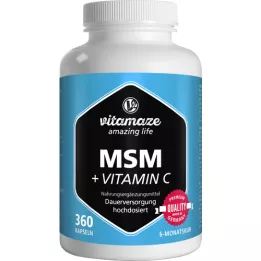 MSM HOCHDOSIERT+Vitamin C kapszula, 360 db