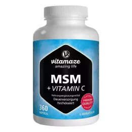 MSM HOCHDOSIERT+Vitamin C kapszula, 360 db
