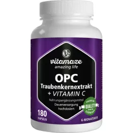 OPC TRAUBENKERNEXTRAKT nagy dózisú+C-vitamin kapszula, 180 db