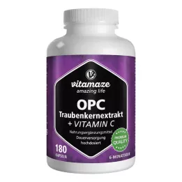 OPC TRAUBENKERNEXTRAKT nagy dózisú+C-vitamin kapszula, 180 db