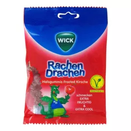 WICK ThroatDragon torok rágógumi cseresznye, 75 g