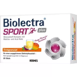 BIOLECTRA Sport Plus granulált ital, 20X7,5 g