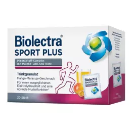 BIOLECTRA Sport Plus granulált ital, 20X7,5 g
