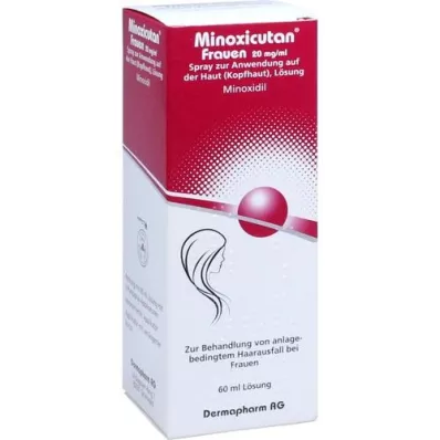 MINOXICUTAN Nők 20 mg/ml spray, 60 ml
