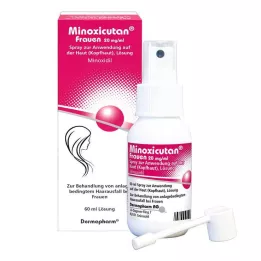 MINOXICUTAN Nők 20 mg/ml spray, 60 ml