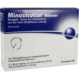 MINOXICUTAN Férfiak 50 mg/ml spray, 3X60 ml