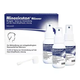 MINOXICUTAN Férfiak 50 mg/ml spray, 3X60 ml