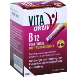 VITA AKTIV B12 direkt pálcika fehérje építőelemekkel, 20 db