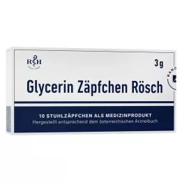 GLYCERIN ZÄPFCHEN Rösch 3 g székrekedés ellen, 10 db