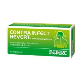 CONTRAINFECT Hevert hideg tabletta, 40 db