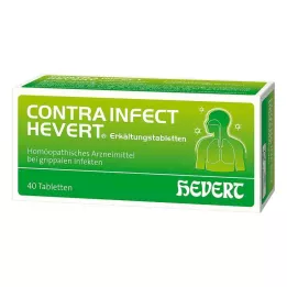 CONTRAINFECT Hevert hideg tabletta, 40 db