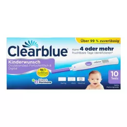 CLEARBLUE Ovulációs teszt advanced &amp; digitális, 10 db