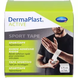 DERMAPLAST Aktív sport szalag 3,75 cmx7 m fehér, 1 db