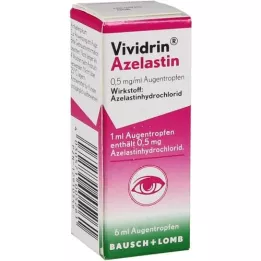 VIVIDRIN Azelastine 0,5 mg/ml szemcsepp, 6 ml