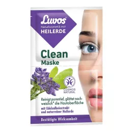 Luvos Naturkosmetik Healing Clay Clean Mask, 2X7,5 ml